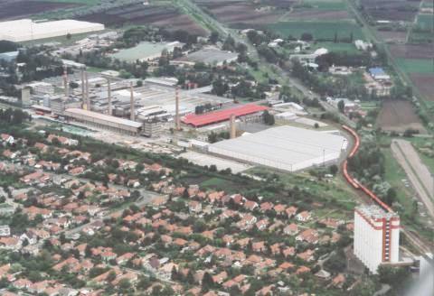 Az orosházi üveggyár (egykori mezőváros) 