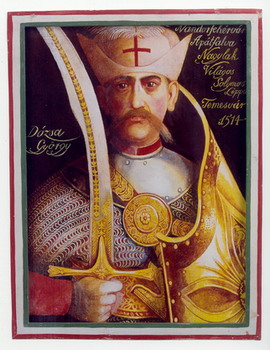 Székely Dózsa György <br>vállára helyezték a vezéri keresztes köpenyt