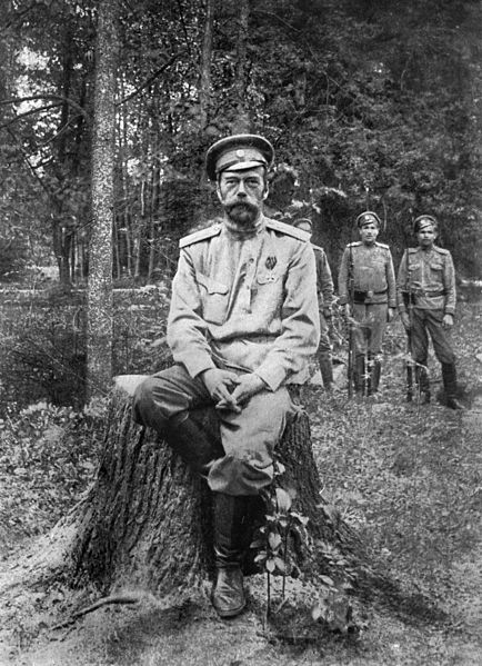 II. Miklós cár a lemondása után