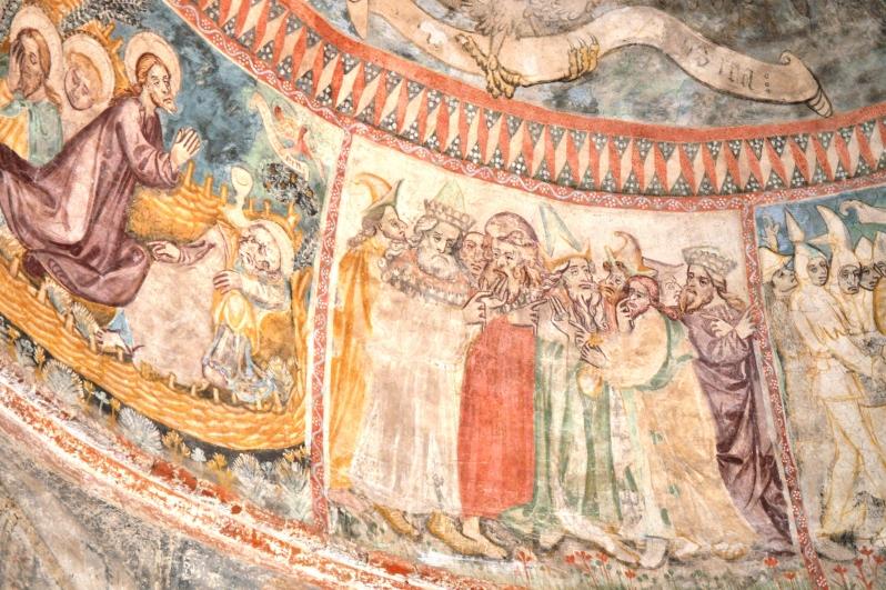 Aquila János freskója a mártonhelyi templomból 