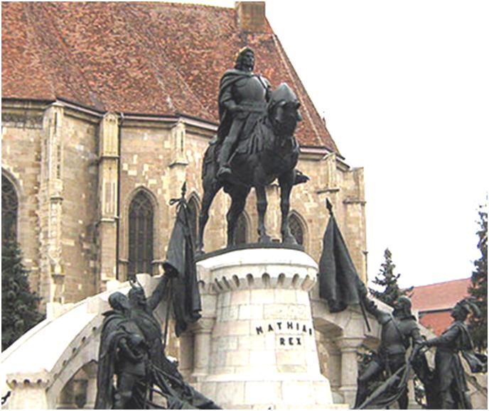 A kincses Kolozsvár,<br>ahol Mátyás király született