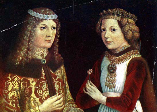 II.Lajos és felesége Ausztriai Mária