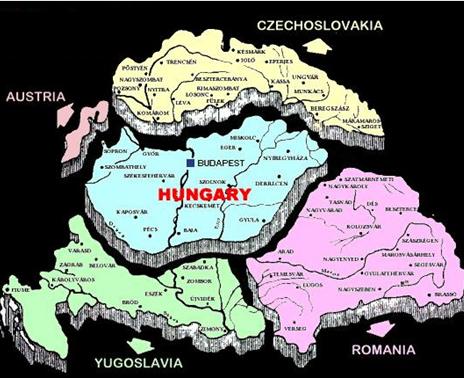 Magyarországtól elcsatolt területek